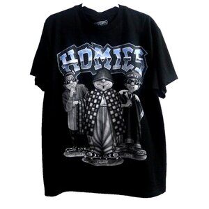 HOMIES 100% cotton black T Shirt Men's size XL DGA 2021 NEW, NO TAGS